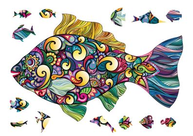 Each Piece Is Animal Shaped Christmas Gift Colorful Elephant Turtle Wooden Jigsaw Puzzles (Option: 7Style-A5)
