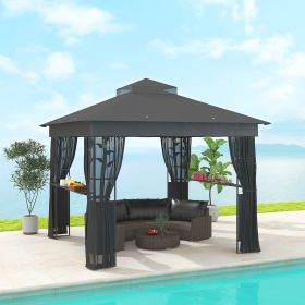 Outdoor Pavilions And Terrace Pavilions Will Not Be Shipped On Weekends, Amazon Shipping And Prohibited Platform Walmart, Temu (Option: Dark gray)